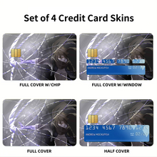 Load image into Gallery viewer, Guilty Crown Credit Card Skins (4-in-1 Pack)