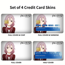 Load image into Gallery viewer, Guilty Crown Credit Card Skins (4-in-1 Pack)