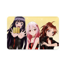 Load image into Gallery viewer, Guilty Crown Inori Yuzuriha, Ayase Shinomiya, Tsugumi Credit Card Skins (4-in-1 Pack)