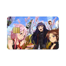 Load image into Gallery viewer, Guilty Crown Inori Yuzuriha, Ayase Shinomiya, Tsugumi Credit Card Skins (4-in-1 Pack)