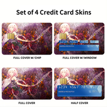 Load image into Gallery viewer, Guilty Crown Inori Yuzuriha Credit Card Skins (4-in-1 Pack)