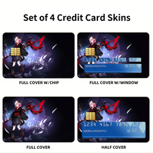 Load image into Gallery viewer, Guilty Crown Inori Yuzuriha Credit Card Skins (4-in-1 Pack)
