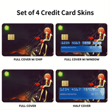 Load image into Gallery viewer, Guilty Crown Inori Yuzuriha Credit Card Skins (4-in-1 Pack)