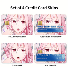 Load image into Gallery viewer, Guilty Crown Inori Yuzuriha Credit Card Skins (4-in-1 Pack)