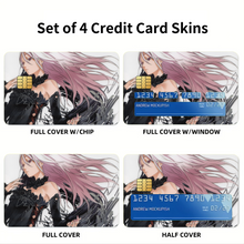 Load image into Gallery viewer, Guilty Crown Inori Yuzuriha Credit Card Skins (4-in-1 Pack)