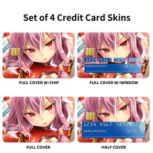 Load image into Gallery viewer, Guilty Crown Inori Yuzuriha Credit Card Skins (4-in-1 Pack)