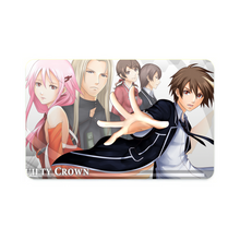 Load image into Gallery viewer, Guilty Crown Inori Yuzuriha, Gai Tsutsugami, Hare Menjou Credit Card Skins (4-in-1 Pack)
