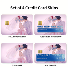 Load image into Gallery viewer, Gurren Lagann Simon, Nia Teppelin Credit Card Skins (4-in-1 Pack)
