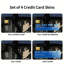 Load image into Gallery viewer, Hōtarō Oreki Face Credit Card Skins (4-in-1 Pack)