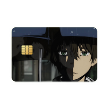 Load image into Gallery viewer, Hōtarō Oreki Face Credit Card Skins (4-in-1 Pack)