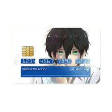 Load image into Gallery viewer, Hōtarō Oreki Face Credit Card Skins (4-in-1 Pack)