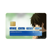 Load image into Gallery viewer, Hōtarō Oreki Face Credit Card Skins (4-in-1 Pack)