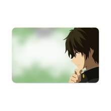 Load image into Gallery viewer, Hōtarō Oreki Face Credit Card Skins (4-in-1 Pack)
