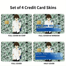 Load image into Gallery viewer, Hōtarō Oreki Going to school Credit Card Skins (4-in-1 Pack)