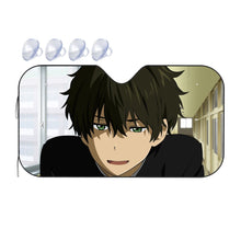 Load image into Gallery viewer, Hōtarō Oreki Hard Smile  Car Sunshade