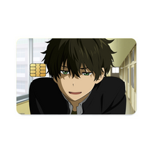 Load image into Gallery viewer, Hōtarō Oreki Hard Smile Credit Card Skins (4-in-1 Pack)