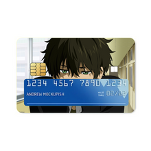 Load image into Gallery viewer, Hōtarō Oreki Hard Smile Credit Card Skins (4-in-1 Pack)