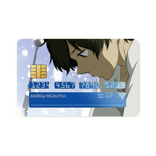 Load image into Gallery viewer, Hōtarō Oreki looking down Credit Card Skins (4-in-1 Pack)