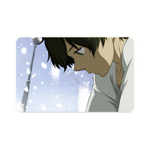 Load image into Gallery viewer, Hōtarō Oreki looking down Credit Card Skins (4-in-1 Pack)