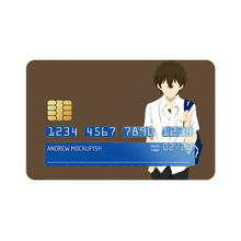Load image into Gallery viewer, Hōtarō Oreki Minimalist Credit Card Skins (4-in-1 Pack)