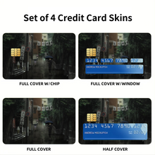Load image into Gallery viewer, Hōtarō Oreki Walking on the street Credit Card Skins (4-in-1 Pack)