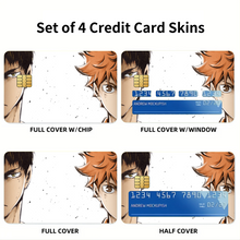 Load image into Gallery viewer, Haikyu!! Credit Card Skins (4-in-1 Pack)