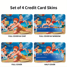Load image into Gallery viewer, Haikyu!! Credit Card Skins (4-in-1 Pack)