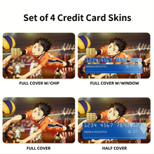 Load image into Gallery viewer, Haikyu!! Credit Card Skins (4-in-1 Pack)