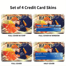 Load image into Gallery viewer, Haikyu!! Credit Card Skins (4-in-1 Pack)