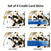 Load image into Gallery viewer, Haikyu!! Credit Card Skins (4-in-1 Pack)