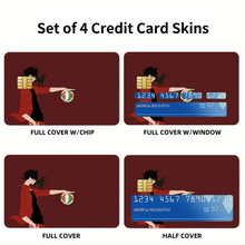 Load image into Gallery viewer, Haikyu!! Credit Card Skins (4-in-1 Pack)