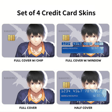 Load image into Gallery viewer, Haikyu!! Credit Card Skins (4-in-1 Pack)