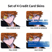 Load image into Gallery viewer, Haikyu!! Credit Card Skins (4-in-1 Pack)