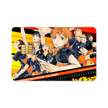 Load image into Gallery viewer, Haikyu!! Credit Card Skins (4-in-1 Pack)
