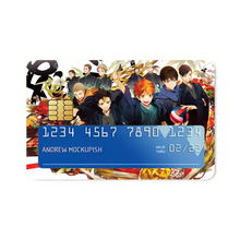 Load image into Gallery viewer, Haikyu!! Credit Card Skins (4-in-1 Pack)