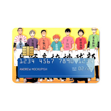 Load image into Gallery viewer, Haikyu!! Credit Card Skins (4-in-1 Pack)