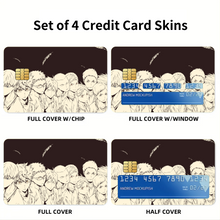 Load image into Gallery viewer, Haikyuu!! Karasuno Credit Card Skins (4-in-1 Pack)