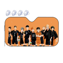 Load image into Gallery viewer, Haikyuu!! - Karasuno Team Car Sunshade