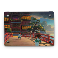 Load image into Gallery viewer, Haku and Chihiro on the bridge leading to the bathhouse  Macbook Skin