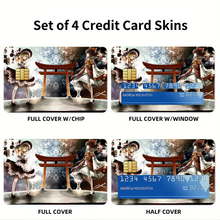 Load image into Gallery viewer, Hakurei And Marisa Kirisame Credit Card Skins (4-in-1 Pack)