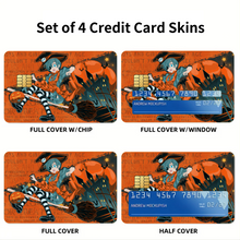 Load image into Gallery viewer, halloween Credit Card Skins (4-in-1 Pack)