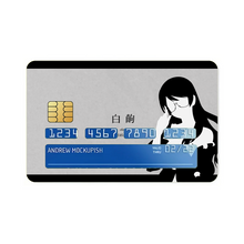 Load image into Gallery viewer, Hanekawa - Monogatari Scene Credit Card Skins (4-in-1 Pack)
