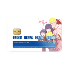 Load image into Gallery viewer, Happy Birthday Uncle Neji!  Credit Card Skins (4-in-1 Pack)