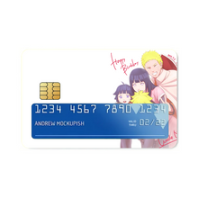 Load image into Gallery viewer, Happy Birthday Uncle Neji!  Credit Card Skins (4-in-1 Pack)