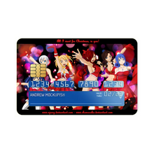 Load image into Gallery viewer, Happy Holidays from the Fairy Tail Girls Credit Card Skins (4-in-1 Pack)