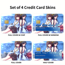 Load image into Gallery viewer, Haruna, Kongou Credit Card Skins (4-in-1 Pack)