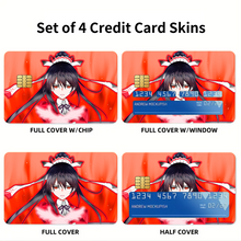 Load image into Gallery viewer, High School DxD Akeno Himejima Credit Card Skins (4-in-1 Pack)
