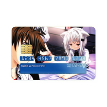 Load image into Gallery viewer, High School DxD Akeno Himejima, Issei Hyoudou, Koneko Toujou Credit Card Skins (4-in-1 Pack)