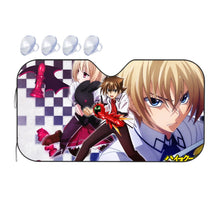 Load image into Gallery viewer, High School DxD Issei Hyoudou, Yuuto Kiba, Ddraig Car Sunshade