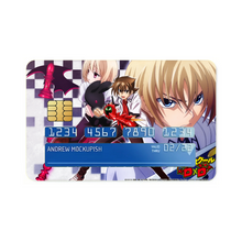 Load image into Gallery viewer, High School DxD Issei Hyoudou, Yuuto Kiba, Ddraig Credit Card Skins (4-in-1 Pack)